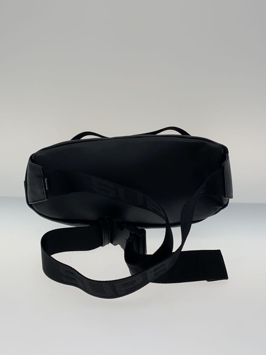 Supreme waist bag 24AW leather cowhide Black plain Used | eBay