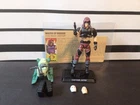 GI Joe 2008 Zartan with Swamp Skier and File card