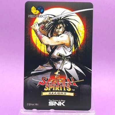Samurai Spirits Haohmaru Phone Card SNK Neo Geo Fighting Game 1994 Japan