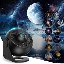 Galaxy Projector Night Light, 13-in-1 Star Projector for Bedroom, Black