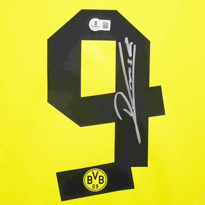 Robert Lewandowski Signed Borussia Dortmund Soccer Jersey #9 with