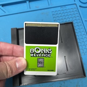 VGC Bonk&rsquo;s Revenge TurboGrafx-16 CIB Authentic Game TESTED Bonk 2 Broken Case