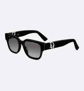 Dior Oblique S1I Lunettes de soleil Square noir 53mm | Fabriqué en Italie