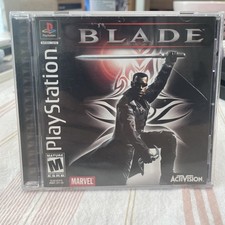Blade (Sony PlayStation 1, 2000) Black Label w/ case, booklet, disc