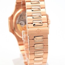Patek Philippe Nautilus 5723/112R 18K Rose Gold Baguette Ruby Automatic Watch 15