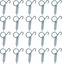 Metal Spring Cage Latch Hook, 20 Pack Multi-Functional Fastener