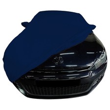Abdeckplane passend für Volkswagen Scirocco für Innen mit Spiegeltaschen Blau
