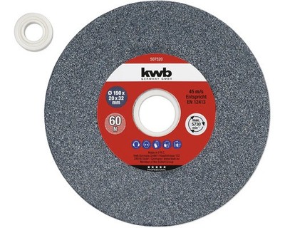 Produktbild von Schleifscheibe Für Doppelschleifer – 150 X 20 X 32 Mm, Normalkorund Fein, Made In Germany