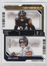 2023 Panini Contenders Round Numbers Teal 44/149 Joey Porter Jr Will Levis 0sf1