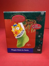 The Simpsons Maggie Waits For Santa Christmas Ornament Carlton Cards NIB