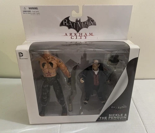 DC 收藏品可动人偶 - 蝙蝠侠阿卡姆城 2 件装 - SICKLE & THE PENGUIN - 第 9 张/共 9 张