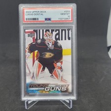 2022-23 Upper Deck Series 1 Lukas Dostal #203 Young Guns PSA 10