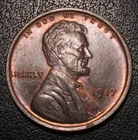 OLD US COINS 1917 MS UNC RB LINCOLN WHEAT CENT PENNY RED BROWN BEAUTY ID1000 500