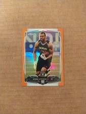 2014 Topps #405 George Atkinson III Rookie Orange Refractor Oakland Raiders