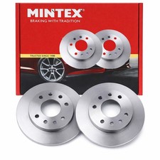 Mintex 2 x Brake Discs fits Ford Sierra I 1982-1993 1.3 1.6 1.8 2.0 2.3 2.8