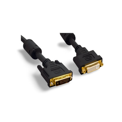 3m Digital DVI Cable Male to Female Extension - Black