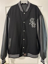 Vintage 90s *Reversible* Jeff Hamilton Chicago White Sox Jacket Mens 4XL LEATHER