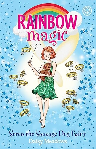 Daisy Meadows - Rainbow Magic Seren The Sausage Dog Fairy Puppy Car - G245Z-image
