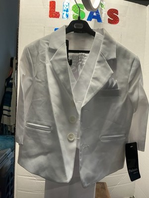 Brand new Platinum boys 3 piece with tags size 18 months .Great for baptism  