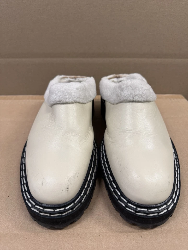 Mules sin cordones Proenza Schouler con suela de piel de oveja talla 40,5 9,5 EE. UU. Foto 2 de 4