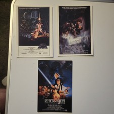 Star Wars, Empire, Jedi postcards from mod 90s
