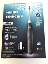 Philips Sonicare 6400 Series Electric Black and White Toothbrush New in the Box