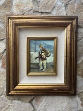 Quadro -Posteggiatore Napoletano- Aniello Eco dipinto a olio