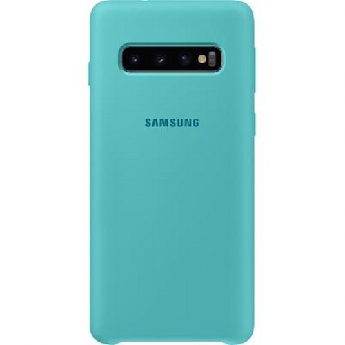 Coque Galaxy S10 silicone vert pour éviter les rayures
