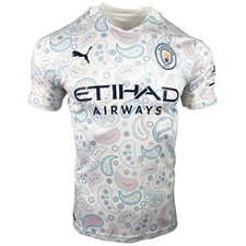 Puma Manchester City Trikot Third England Saison 2020/2021 M Weiß