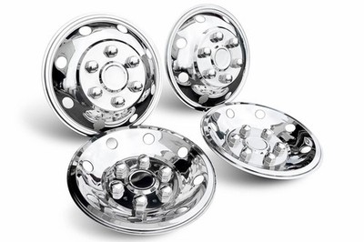 16'' Front & Rear Wheel Trims For Citroen Jumper Relay 07 - 14 Stainless Covers