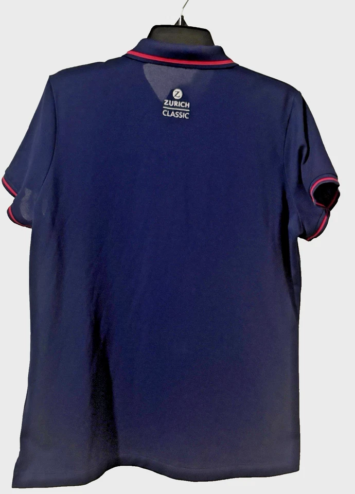 Polo Ralph Lauren Golf XL Azul Oscuro con Rojo Manga Corta Zurich Clásico Bordado Foto 2 de 4