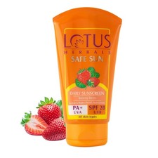 Lotus Herbals Safe Sun Sunscreen Cream SPF 20 PA Berry  Fennel Seed 50gm