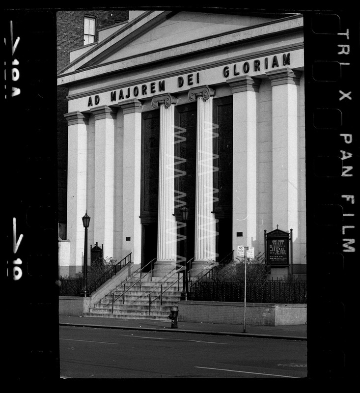 '65 East Village Catholic Church Nativity Manhattan NYC Old 35mm Photo Negative