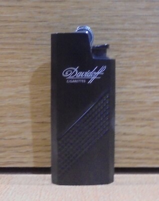 DAVIDOFF CIGARETTES LIMITED EDITION MINI METAL LIGHTER CASE WITH LIGHTER