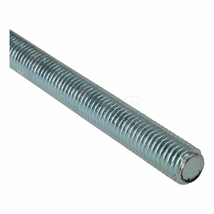 Threaded Rod Zinc Plated M16 x 1m Single by Forgefix - ROD16