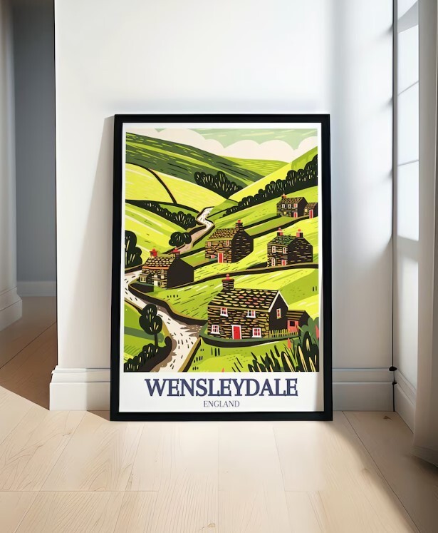 Wensleydale Travel Posters North Yorkshire Scenic Art Collection