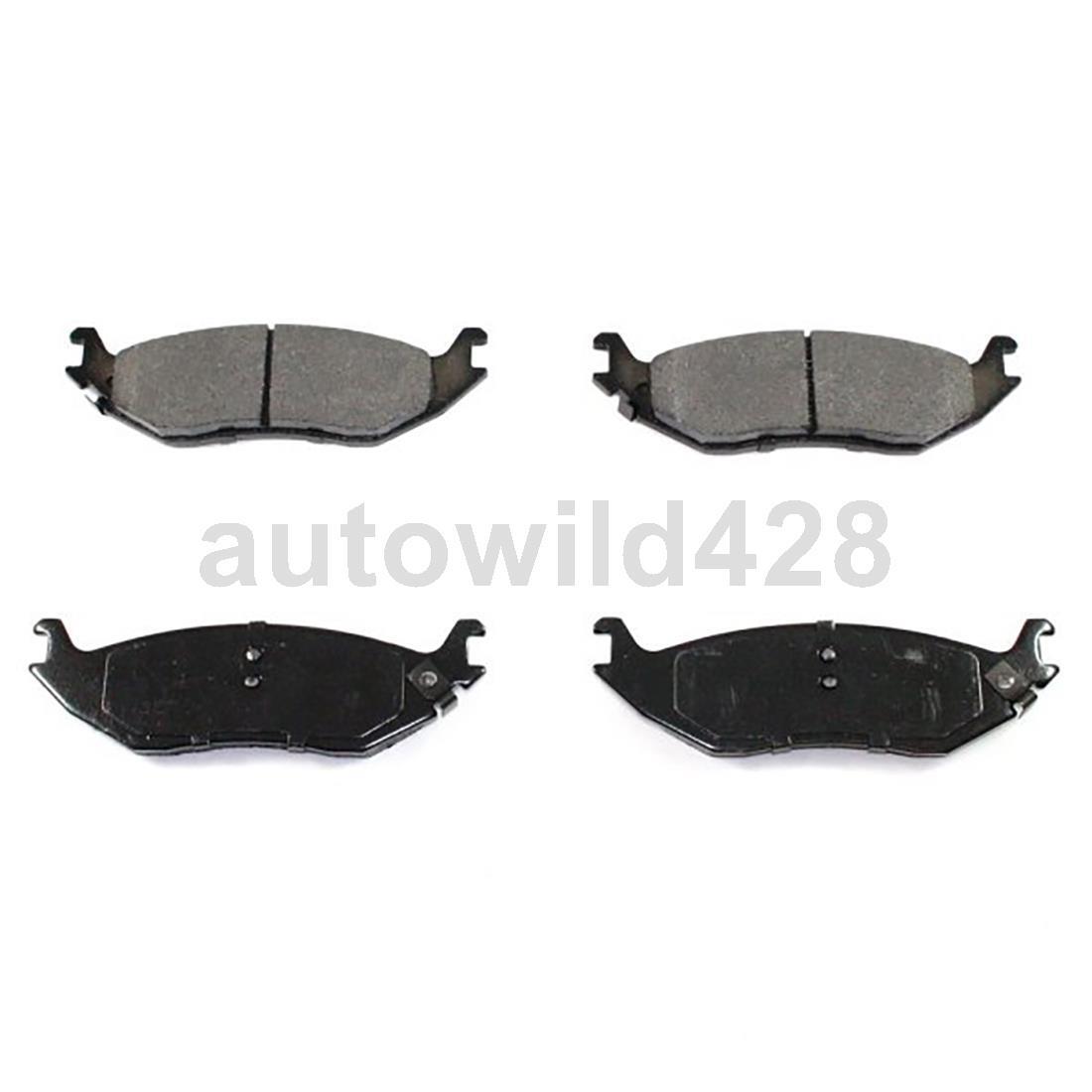 Front Rear Brake Pads and Rotors Set of 6PCS For Dodge Durango 2006