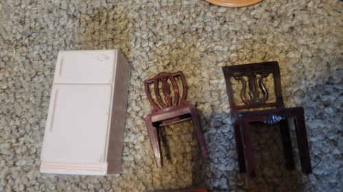 Vintage Ideal Renewal Marx Plasco Markenlos Kunststoff Puppenhaus Möbel Lot Spielzeug - Bild 18 von 24