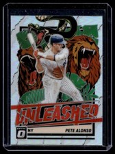 2021 Donruss Optic Unleashed Pete Alonso Silver New York Mets #UNL4