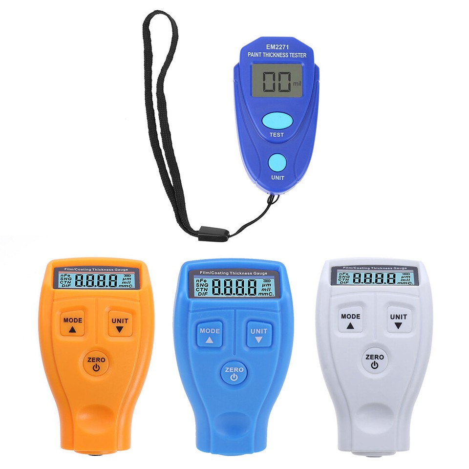 Coating Thickness Gauge Paint Film Thick Tester Measuring Tools Russian