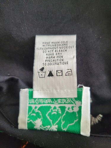 The Quacker Factory Jacket Womens L Black Embroidered Jungle Zoo Animals Zip Up - Picture 15 of 15
