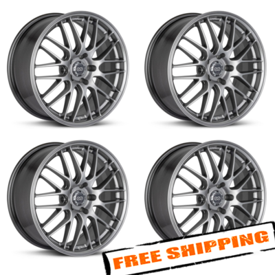 Enkei 442-770-6538HS Set of 4 17x7 5x114.3 38mm 72.6mm EKM3 Hyper