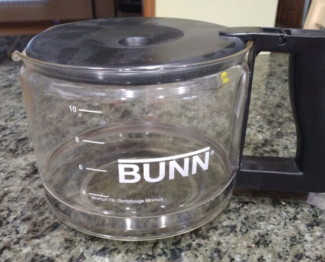 BUNN Glass Carafe Pot & Lid - 10 Cup Velocity Brew Coffee Maker Replacement  Part | eBay