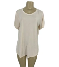 Zyia Active Large Women’s Pullover Short Sleeve Curved Hem Top Athletic K50