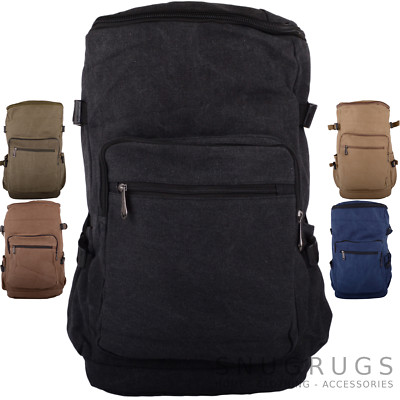 Großer Canvas-Urlaubs-/Wander-/Reiserucksack/Rucksacktasche für Damen/Herren