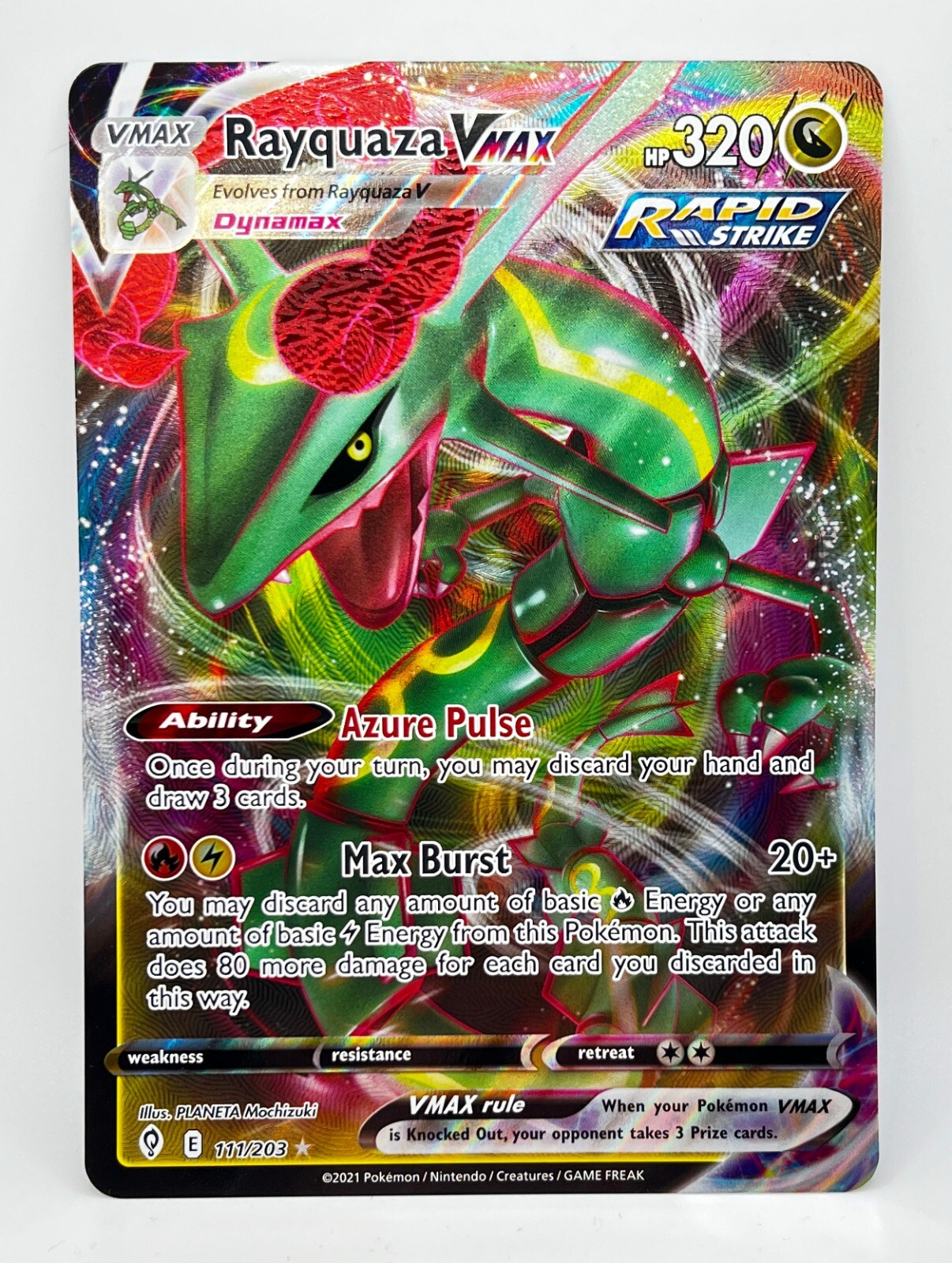 ウルトラ大勝利 Rayquaza VMAX 111/203 Jumbo Cards for sale | eBay