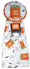NEW Star Wars Baby Yoda Trick Or Treat Hanging Kitchen Towel Bats Halloween