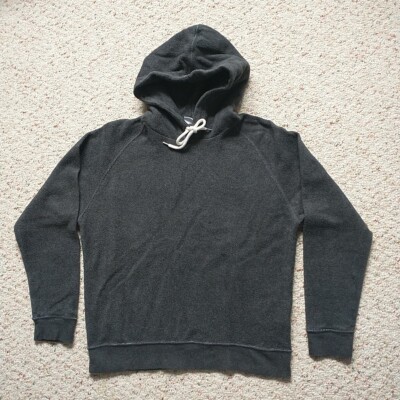NN07 No Nationality Elliott Hoodie Sweater Mens S Gray Sweatshirt Cotton Heavy