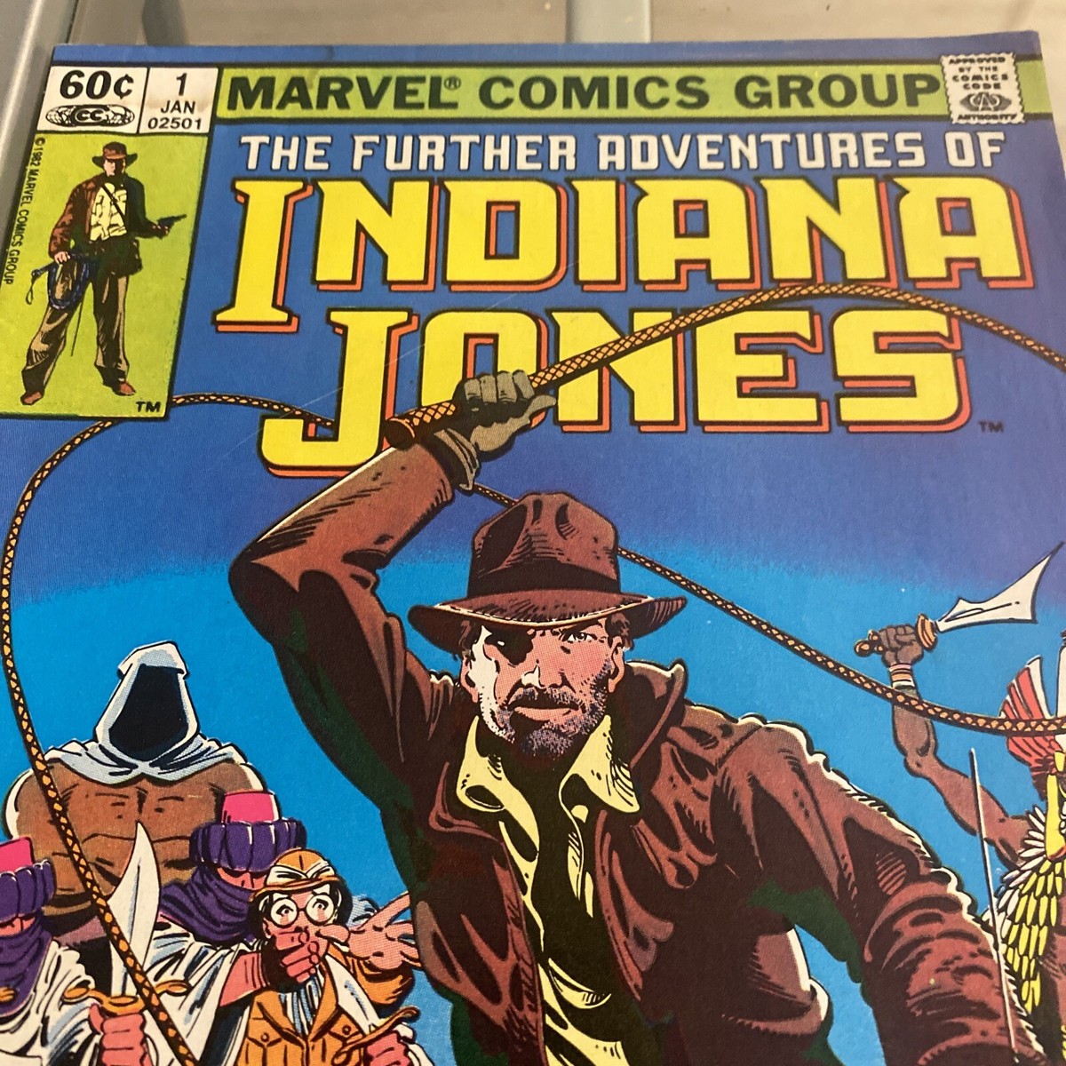 Marvel Comics Indiana Jones Vol 1 No1 January 1983 Vintage Comic
