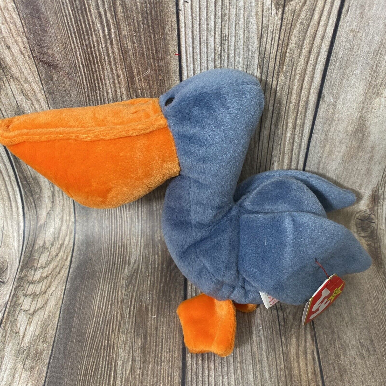 Ty Beanie Babies SCOOP The Pelican Plush Toy *Rare *Vintage With